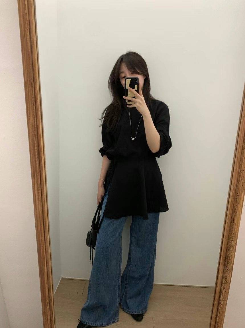 CRISPY CHIPS韓國直郵㊣東大門實拍女裝新品25春夏休閑套裝BLACKGHOBI套裝