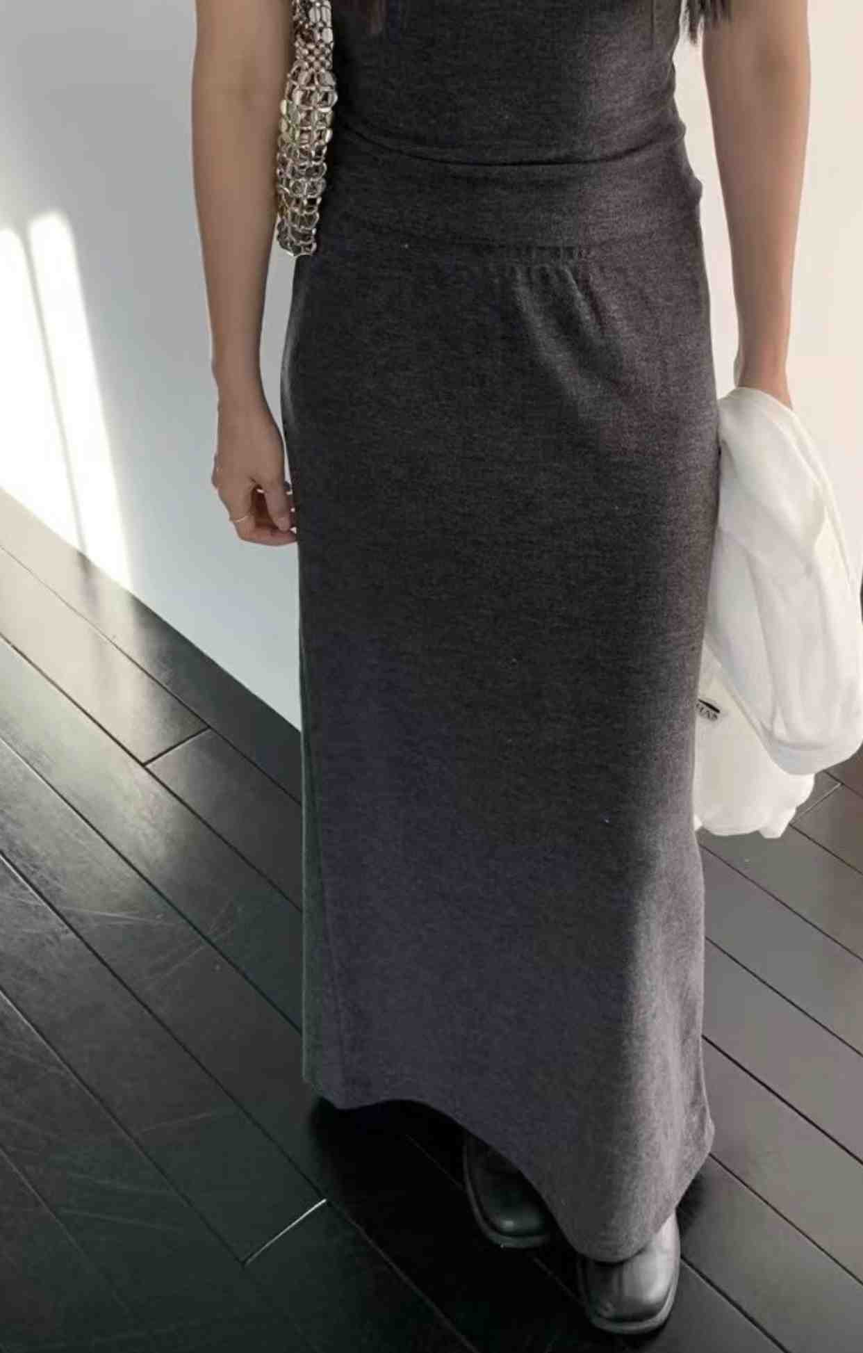 HANDER韓國直郵㊣東大門實拍女裝新款休閑熱賣25春夏推薦長裙HANDER長裙