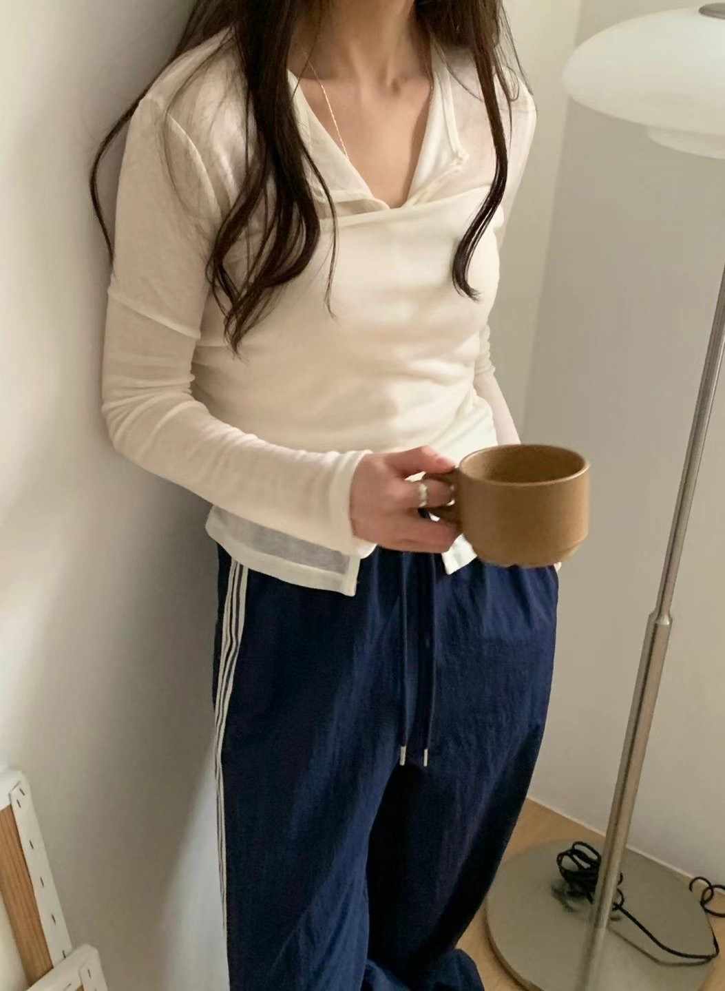 CRISPY CHIPS韓國直郵㊣東大門實拍女裝新品人氣休閑熱賣套裝BLACKGHOBI套裝