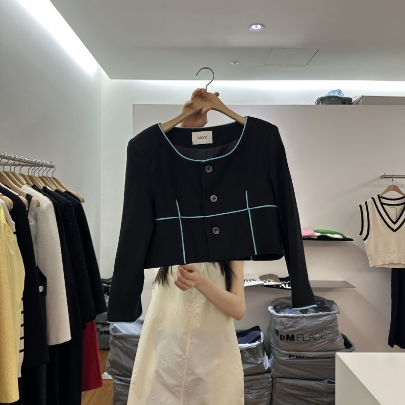 NAVE韓國㊣直郵東大門代購女裝新品人氣25春夏熱賣休閑夾克NAVE夾克