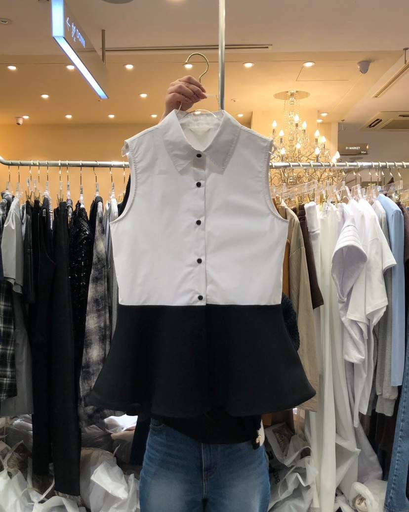 WORK SHOP東大門代購女裝新款25春夏時尚職業推薦人氣馬甲Work_shop馬甲
