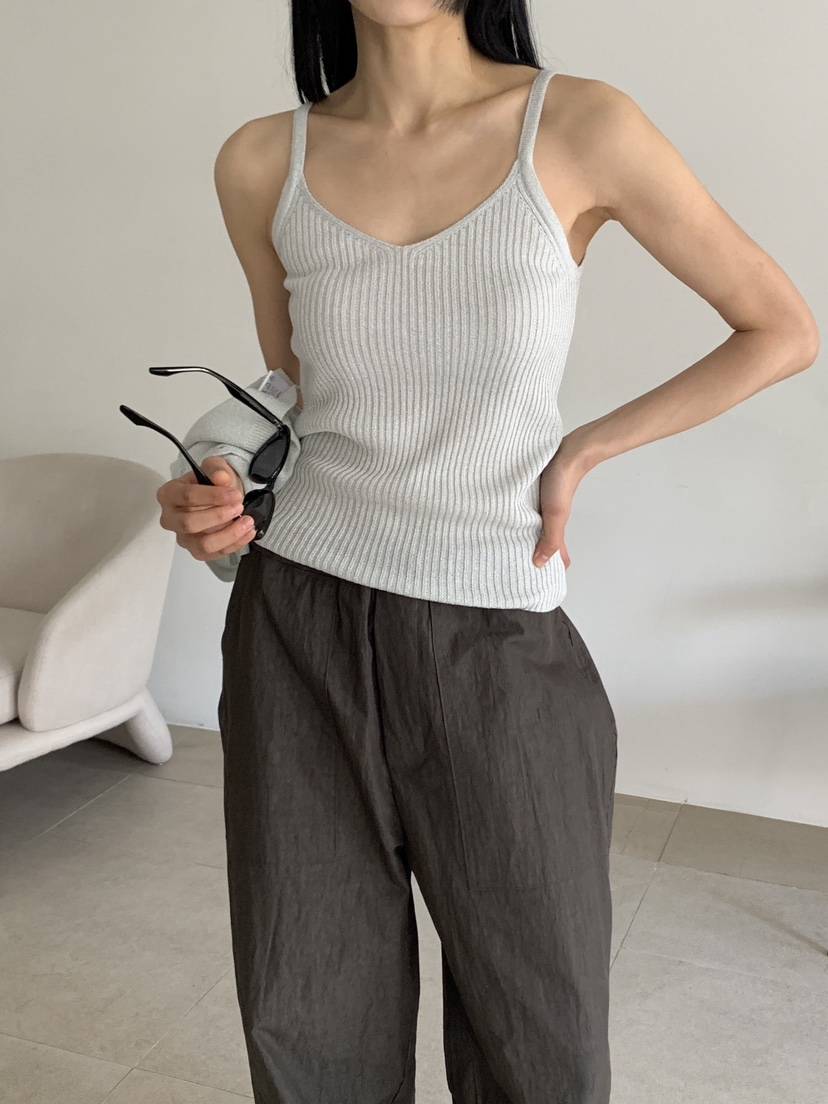 LA_TERRE韓國直郵㊣東大門實拍女裝新款推薦休閑25春夏吊帶背心LA_TERRE吊帶/背心