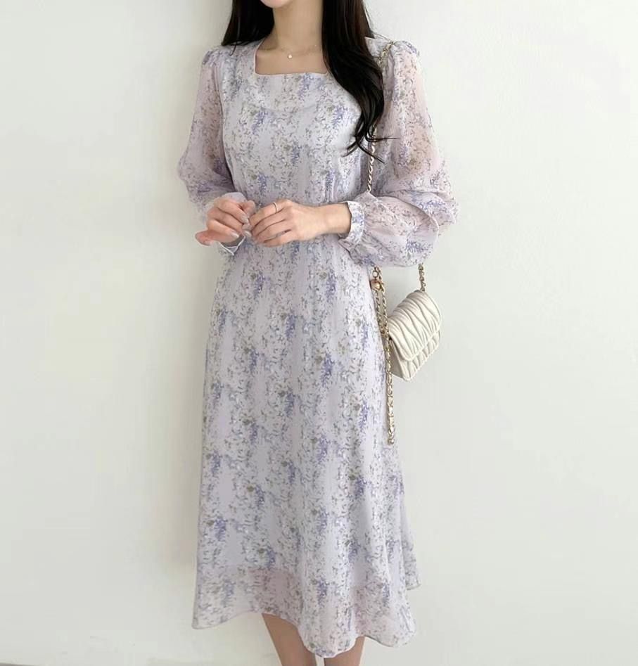 THE ORA直郵韓國代購㊣女裝新款25春夏人氣推薦時尚連衣裙THE ORA連衣裙