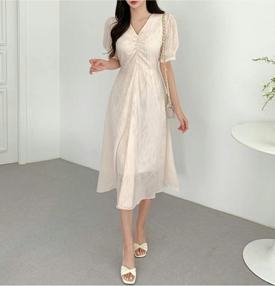 THE ORA韓國直郵㊣女裝新品休閑25春夏人氣時尚推薦連衣裙THE ORA連衣裙