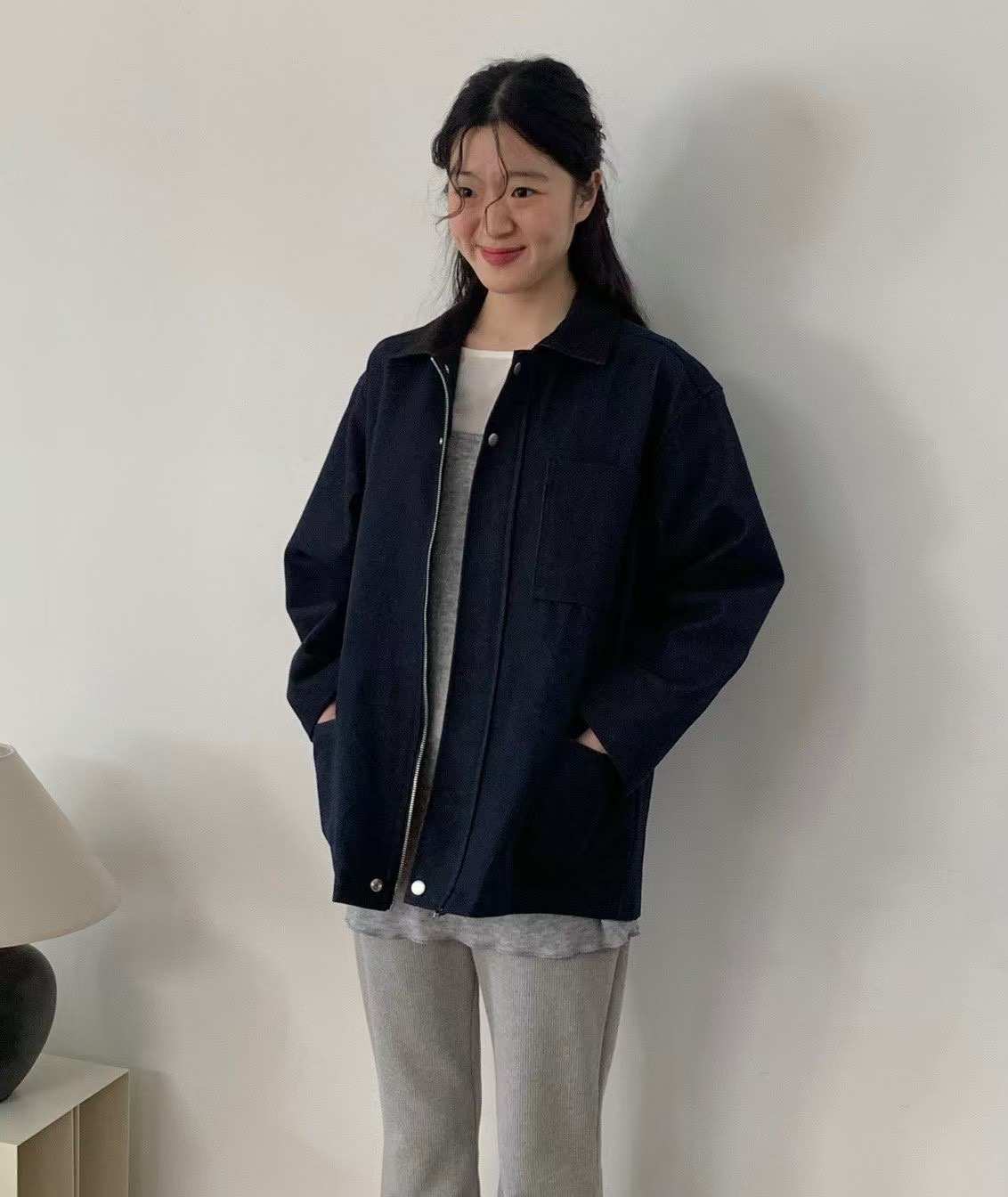 WEATHER韓國直郵㊣女裝新款休閑時尚熱賣推薦25春夏人氣夾克GOBSLMURI-ot夾克