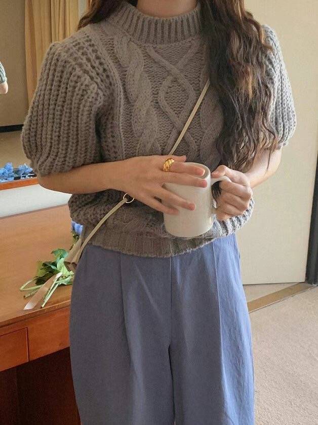 THEBARN韓國㊣直郵東大門代購女裝新品推薦人氣25春夏針織衫THEBARN針織衫
