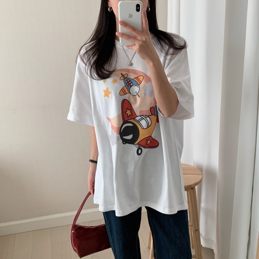 FROMJINI直郵韓國代購㊣女裝新款推薦25春夏人氣熱賣休閑T恤FROMJINIT恤