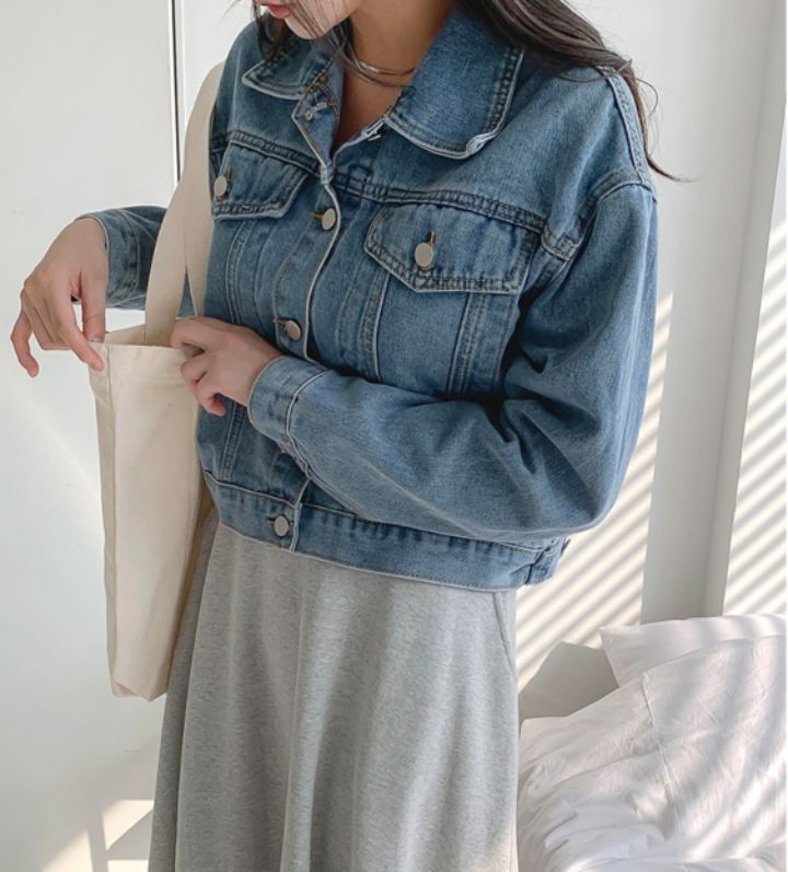 STAY HERE直郵韓國代購㊣女裝新款時尚休閑25春夏人氣夾克STAY HERE夾克