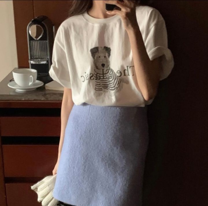 STAY HERE韓國直郵㊣東大門實拍女裝新品人氣推薦25春夏T恤STAY HERET恤