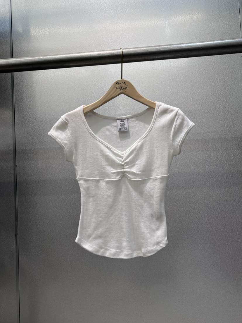 VARY COON直郵韓國代購㊣女裝新品25春夏時尚人氣熱賣休閑T恤GVR-VARY COONT恤