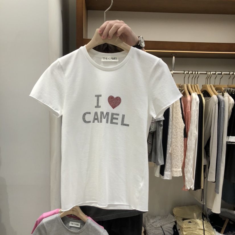THE CAMEL韓國㊣直郵東大門代購女裝新款休閑T恤the came_l 家T恤