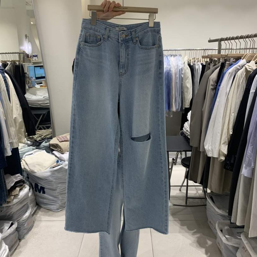 NAVYBURST直郵韓國代購㊣女裝新款25春夏推薦休閑熱賣牛仔褲NAVY BURST牛仔褲
