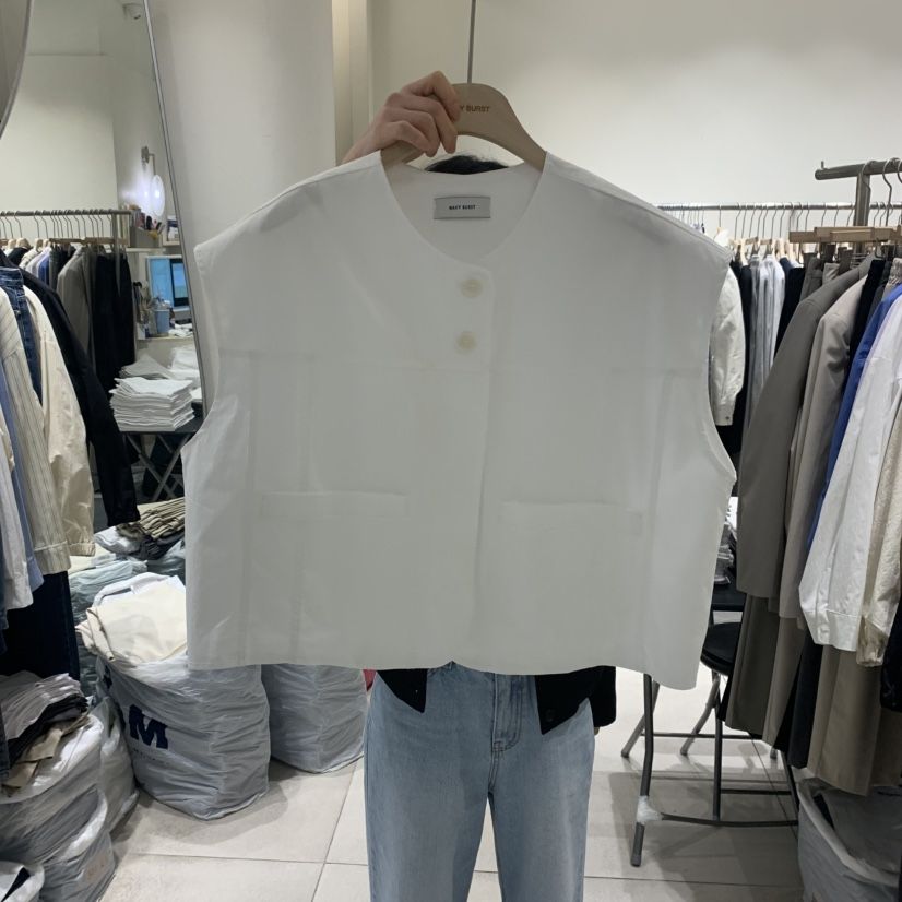 NAVYBURST韓國直郵㊣女裝新品休閑熱賣時尚推薦25春夏人氣馬甲NAVY BURST馬甲