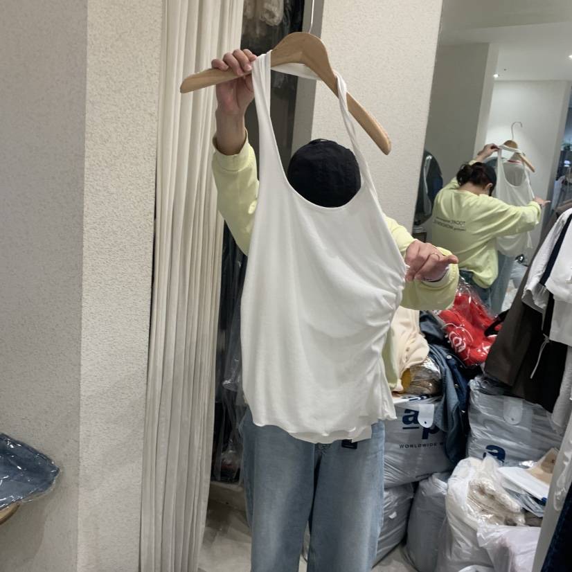 SSEMIENNE韓國直郵㊣東大門實拍女裝新款休閑熱賣推薦吊帶背心SSEMIENNE吊帶/背心