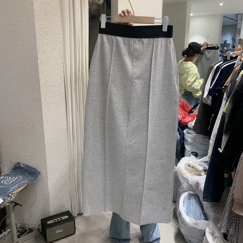 SSEMIENNE直郵韓國代購㊣女裝新款熱賣25春夏人氣半身裙中短裙SSEMIENNE半身裙/中短裙