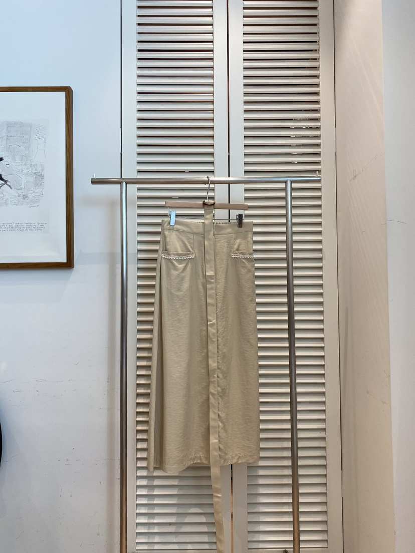 FAVE-L韓國直郵㊣東大門實拍女裝新品休閑人氣時尚長裙含腰帶FAVE-L長裙