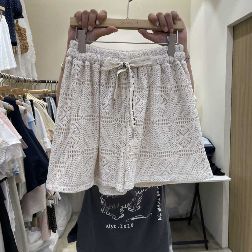 HOLYBANANA韓國直郵㊣東大門實拍女裝新品休閑時尚25春夏短褲groovy.H/HOLYBANANA短褲