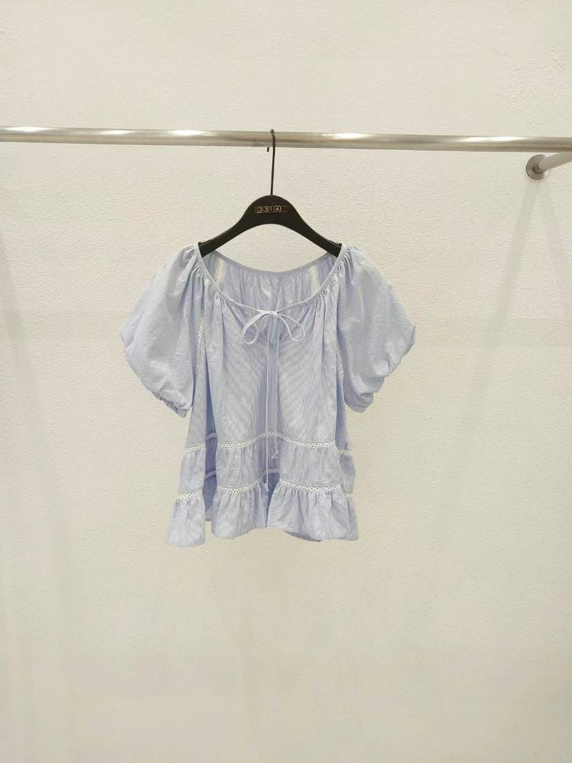 CORAL韓國㊣直郵東大門代購女裝新款25春夏熱賣休閑襯衫蕾絲衫CORAL襯衫/蕾絲衫