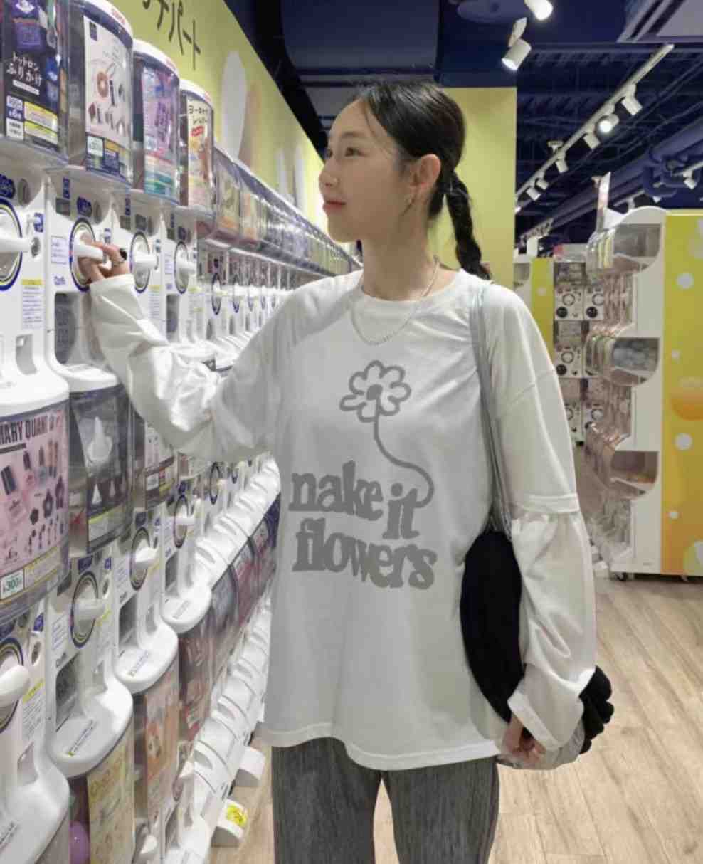LOVINE韓國直郵㊣女裝新款推薦熱賣人氣25春夏休閑時尚長袖T恤LOVINE長袖T恤