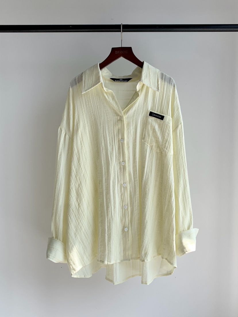 DAVICHI韓國直郵㊣女裝新品25春夏人氣休閑熱賣時尚襯衫蕾絲衫DAVICHI襯衫/蕾絲衫
