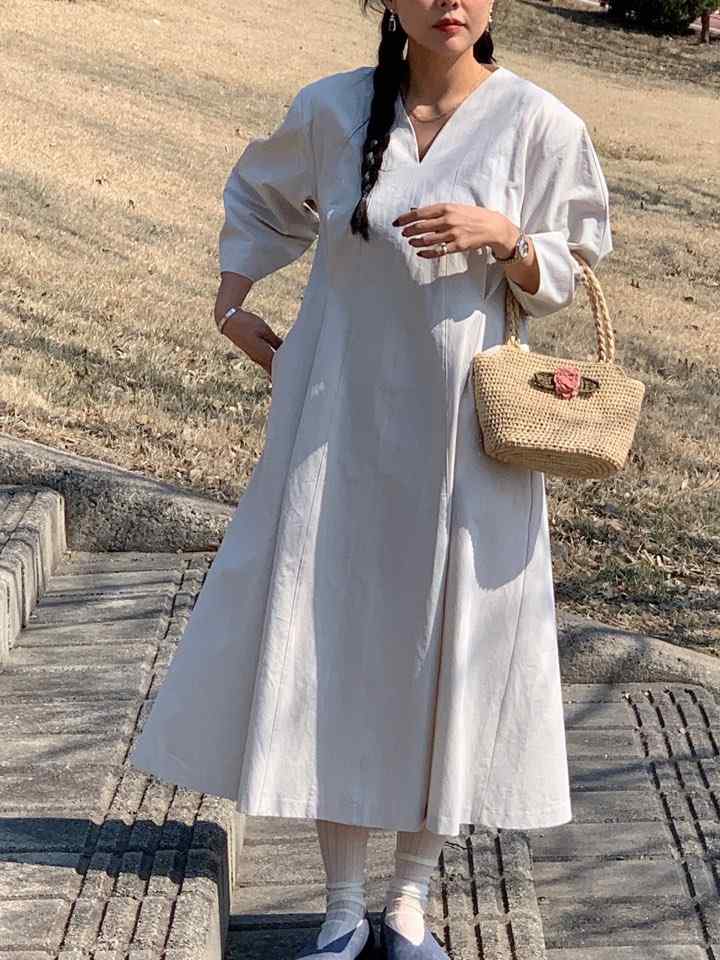 MILUI直郵韓國代購㊣女裝新品人氣時尚推薦休閑熱賣25春夏連衣裙MILUI連衣裙