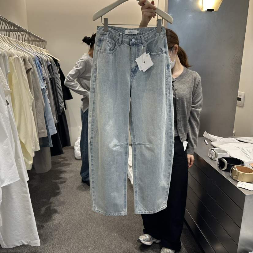 ALTER韓國直郵㊣女裝新款時尚休閑25春夏熱賣人氣推薦牛仔褲Alter牛仔褲