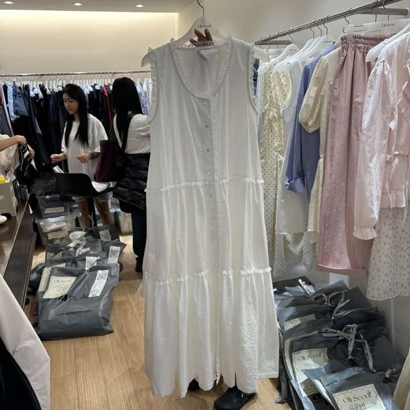 OLI SEOUL韓國直郵㊣女裝新品人氣休閑推薦25春夏時尚連衣裙OLI SEOUL連衣裙