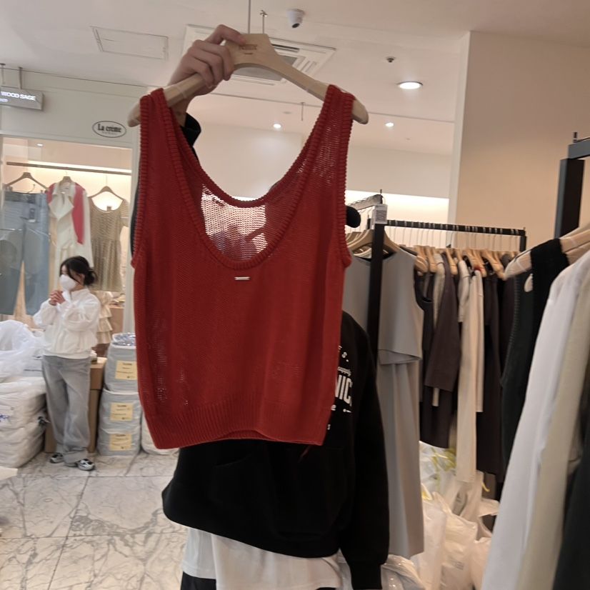 LA MAGIE FEMME韓國直郵㊣東大門實拍女裝新品25春夏吊帶背心Lamagie Femme吊帶/背心
