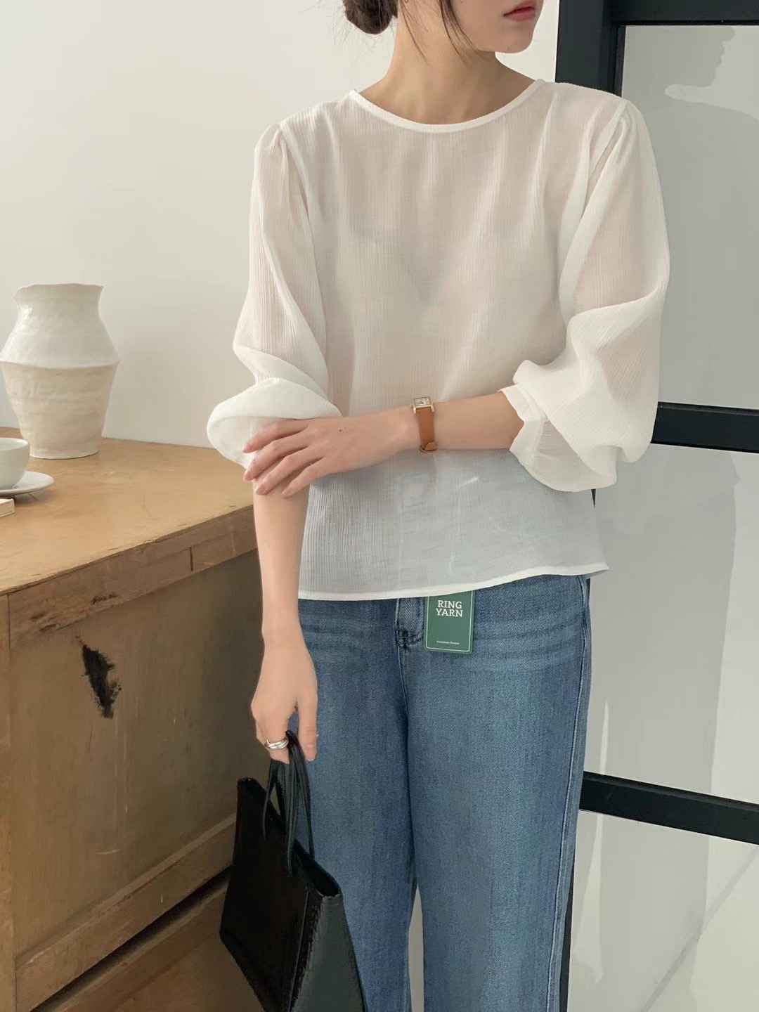 AN STAND韓國直郵㊣女裝新品人氣休閑推薦熱賣時尚襯衫蕾絲衫AN STAND-2件起襯衫/蕾絲衫