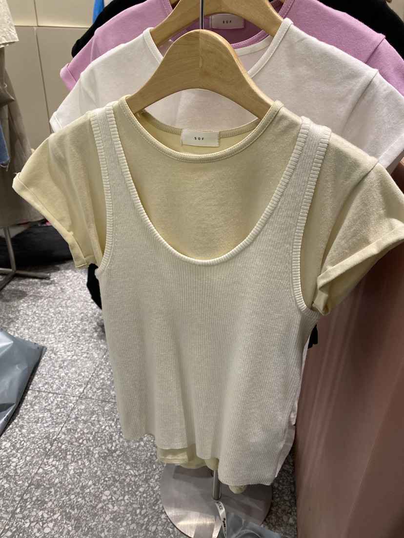 SOF韓國㊣直郵東大門代購女裝新款熱賣推薦時尚休閑吊帶背心SOF吊帶/背心