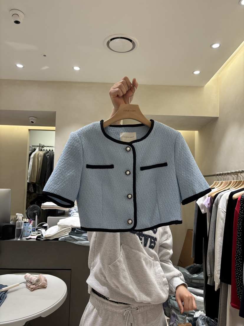 FOUREIGHT韓國直郵㊣東大門實拍女裝新品熱賣時尚推薦25春夏夾克FOUR EIGHT夾克