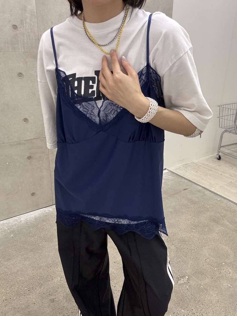 FRANC—L直郵韓國代購㊣女裝新款25春夏熱賣推薦吊帶背心蕾絲FRANC吊帶/背心