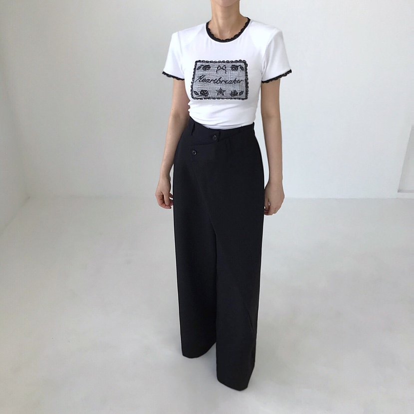 2TWO MOON韓國㊣直郵東大門代購女裝新品推薦休閑25春夏T恤2TWO MOONT恤