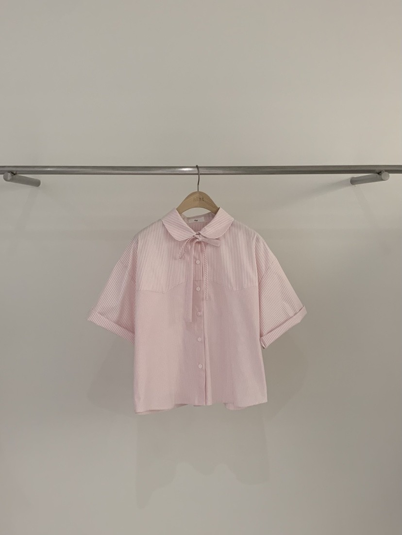 SLAT韓國㊣直郵東大門代購女裝新品推薦25春夏時尚襯衫蕾絲衫SLAT襯衫/蕾絲衫