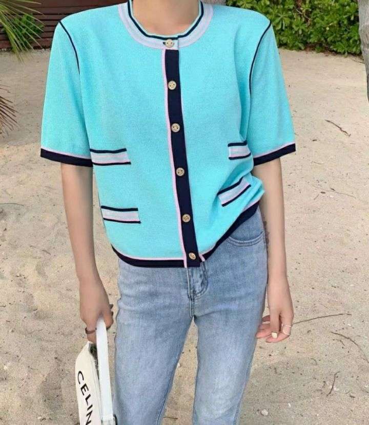 BLING BLING-S韓國直郵㊣女裝新品休閑熱賣25春夏人氣針織衫BLING BLING-S針織衫