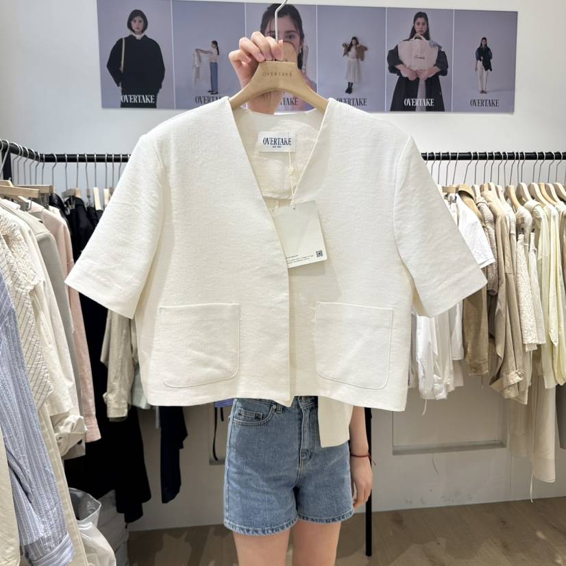 OVERTAKE韓國直郵㊣女裝新款時尚人氣推薦休閑熱賣25春夏夾克OVERTAKE夾克