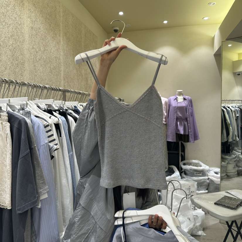 REFLAT直郵韓國代購㊣女裝新品人氣推薦25春夏時尚吊帶背心REFLAT吊帶/背心