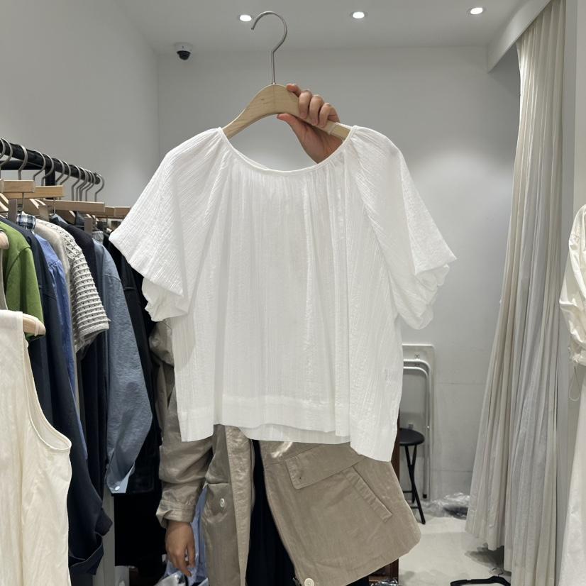 IRVINE韓國直郵㊣東大門實拍女裝新品時尚熱賣推薦襯衫蕾絲衫IRVINE襯衫/蕾絲衫
