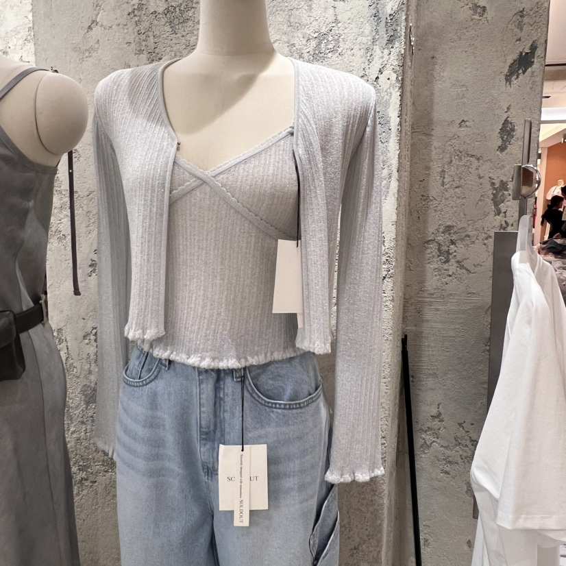 SOLD OUT韓國直郵㊣東大門實拍女裝新品25春夏長袖T恤不含內搭開衫SOLD OUT長袖T恤