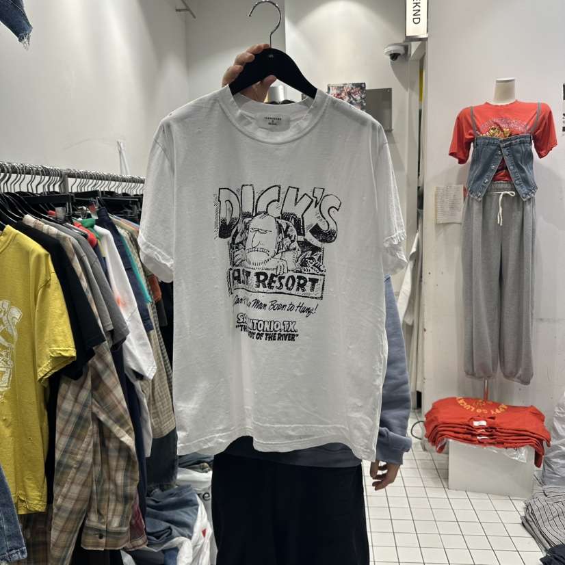THE WEEKND韓國直郵㊣東大門實拍女裝新款休閑熱賣25春夏T恤THE WEEKNDT恤