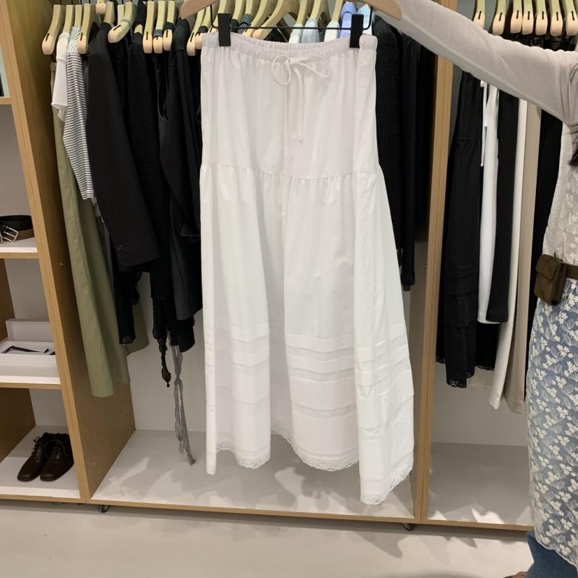 ALOT韓國直郵㊣女裝新品25春夏推薦休閑時尚半身裙中短裙海軍A LOT半身裙/中短裙