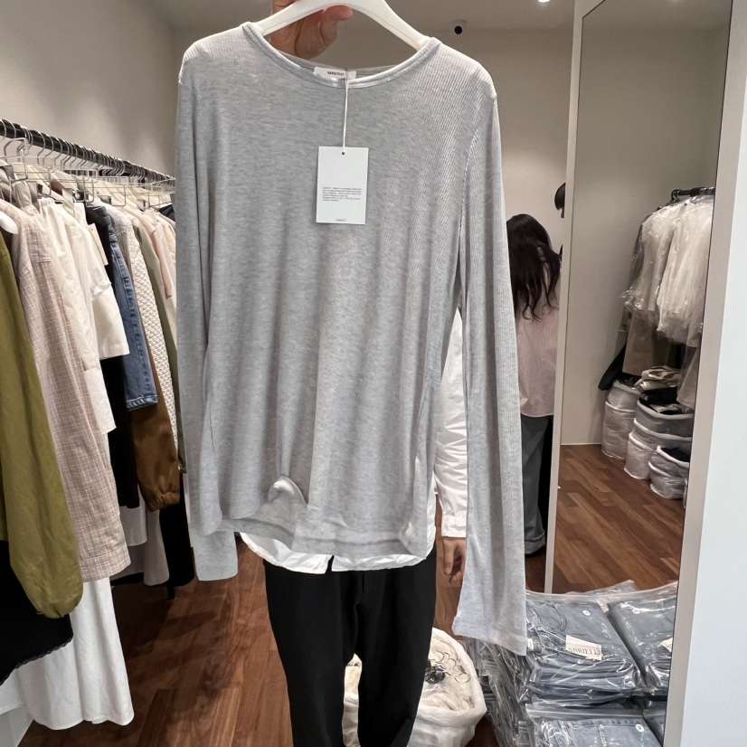 GABRIELLE韓國㊣直郵東大門代購女裝新品熱賣時尚25春夏長袖T恤GABRIELLE長袖T恤