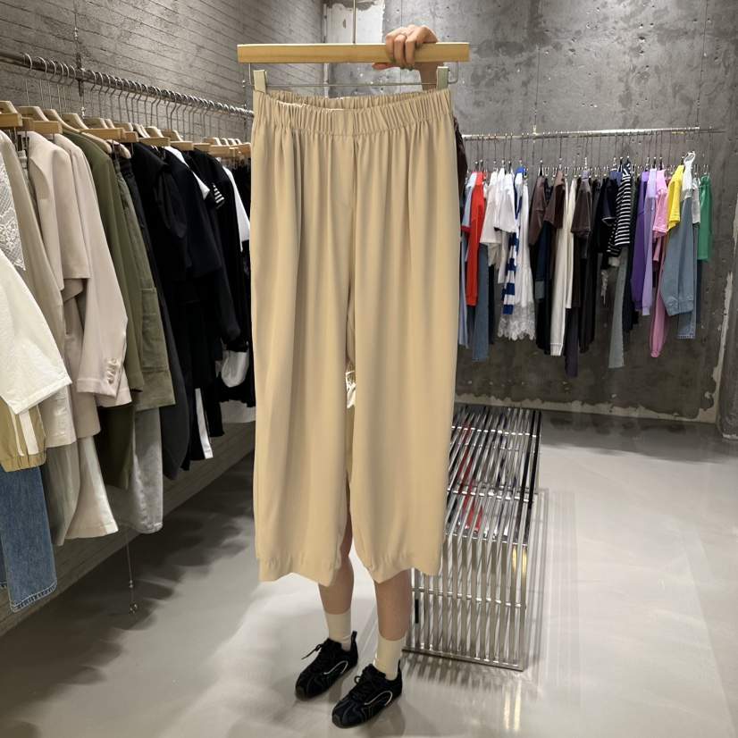 JUNI韓國直郵㊣女裝新款25春夏人氣推薦時尚熱賣休閑休閑褲my juni休閑褲