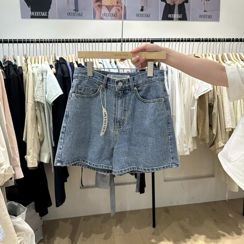 OVERTAKE直郵韓國代購㊣女裝新品時尚熱賣推薦25春夏休閑短褲OVERTAKE短褲