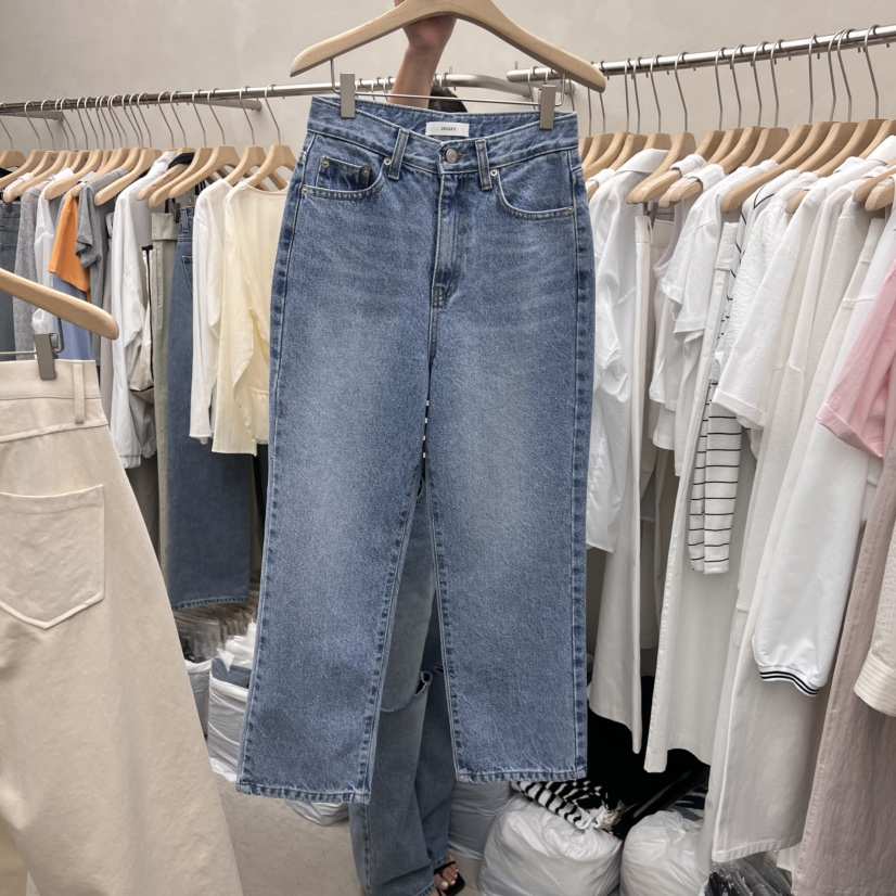 MURR直郵韓國代購㊣女裝新款休閑人氣熱賣25春夏牛仔褲短款MURR牛仔褲