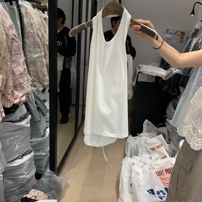 LOVE PULL韓國㊣直郵東大門代購女裝新品熱賣時尚吊帶背心LOVE PULL吊帶/背心