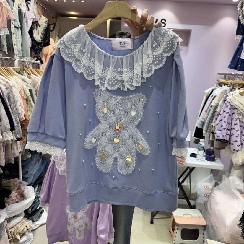MS韓國㊣直郵東大門代購女裝新品時尚熱賣推薦人氣休閑25春夏T恤MST恤