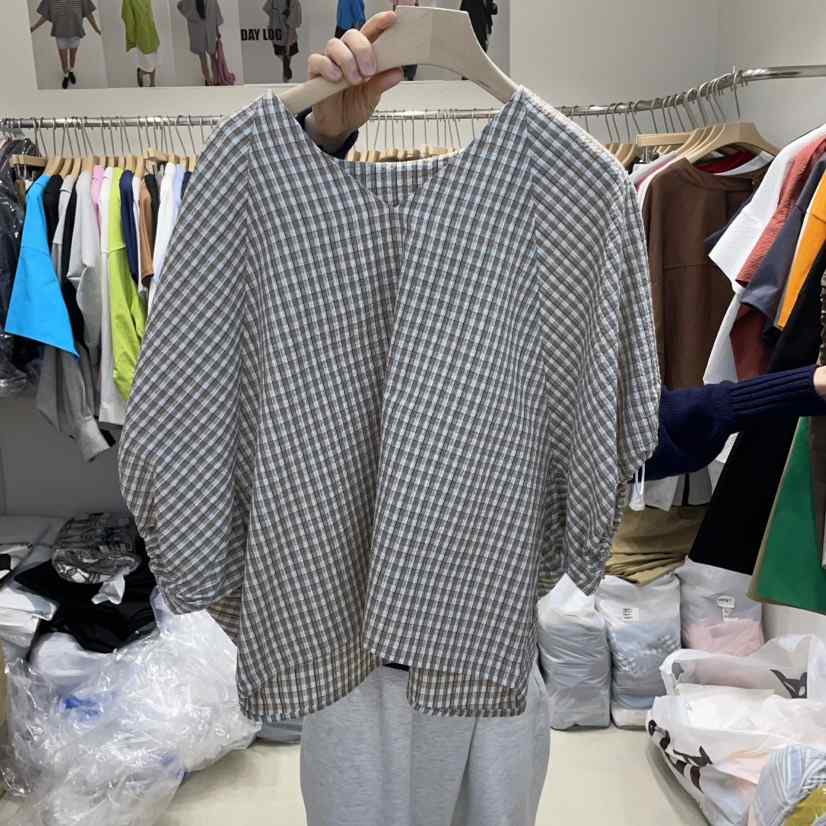 DA YLOG直郵韓國代購㊣女裝新品休閑25春夏人氣襯衫蕾絲衫DA YLOG襯衫/蕾絲衫