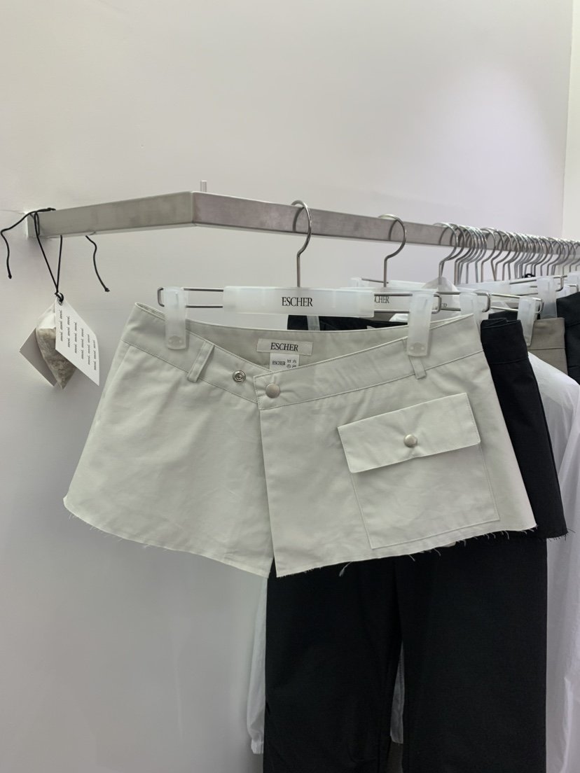 ESCHER直郵韓國代購㊣女裝新品熱賣人氣休閑25春夏時尚短裙ESCHER短裙