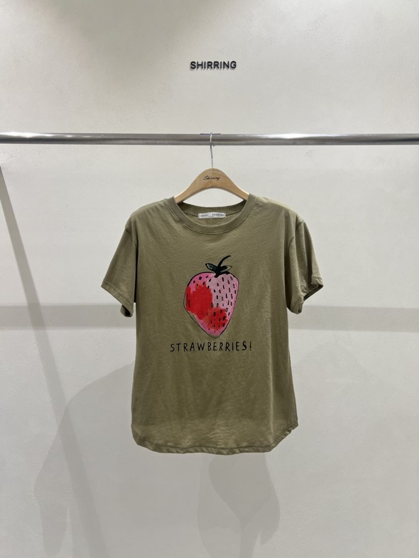 SHIRRING韓國直郵㊣女裝新品熱賣推薦休閑25春夏人氣時尚T恤SHIRRINGT恤
